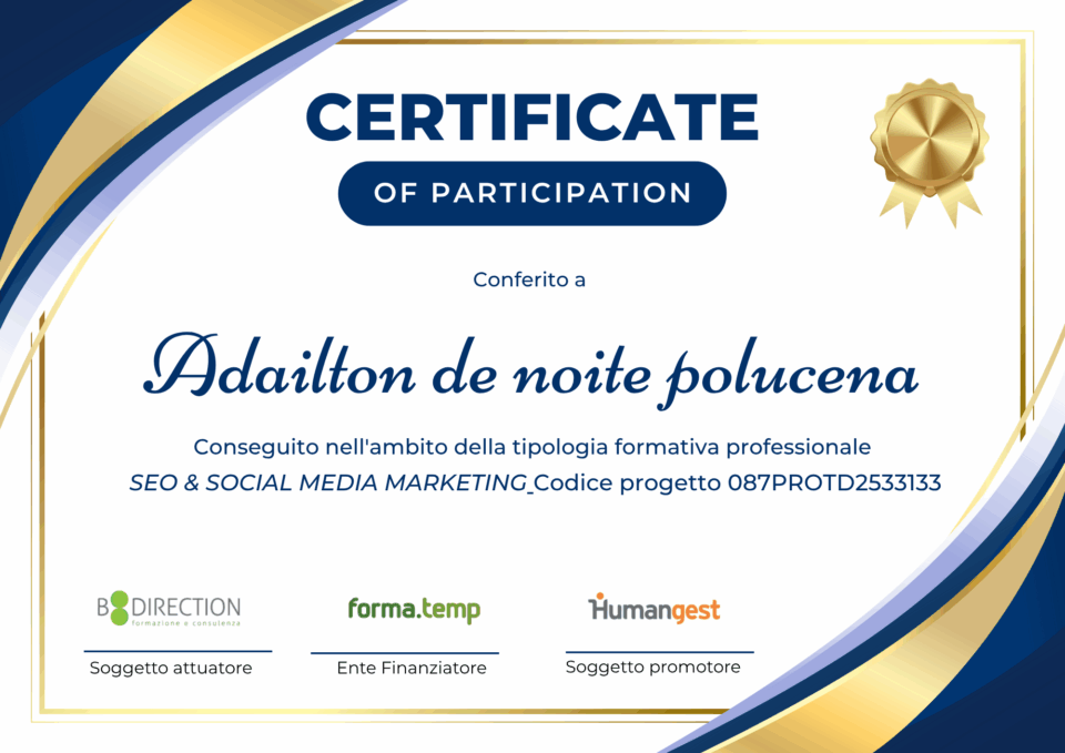 CERTIFICATO 2